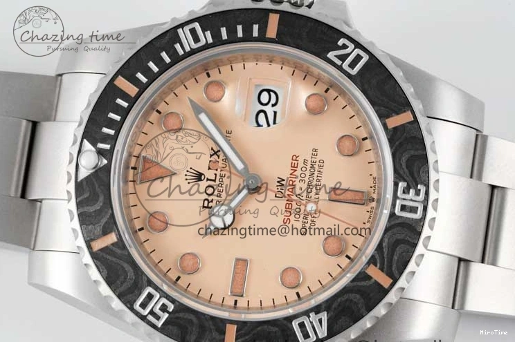 MiroTime 0125 Submariner DIW Sandblasted VSF 1:1 Best Edition Brown Dial on SS Bracelet VS Unisex 2059